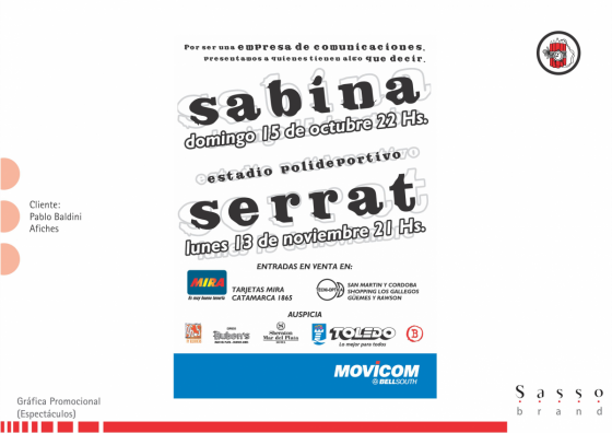 Gráfica de espectáculos